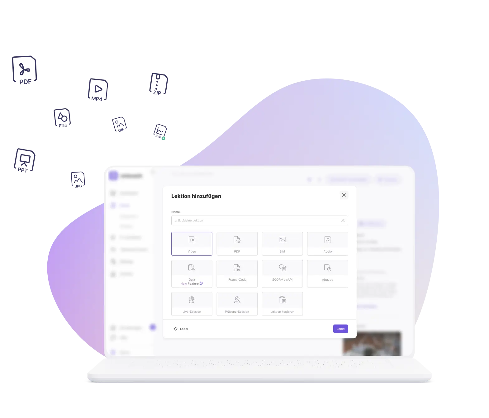 Verschiedene Formate